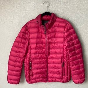 Tumi Puffer Pink Jacket Size large